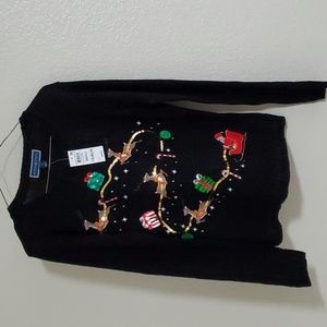 NWT Karen Scott Christmas Sweater, sz. S women's- Macy's